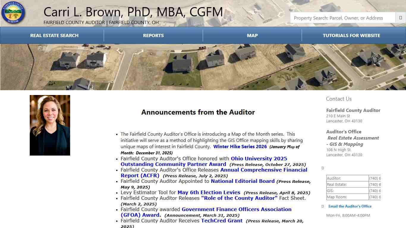 Fairfield County Auditor - Fairfield County Auditor's Office