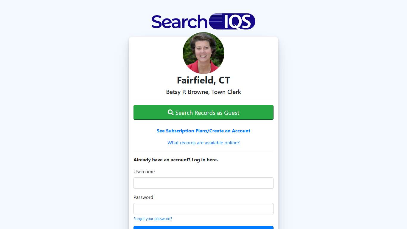 Fairfield, CT - SearchIQS