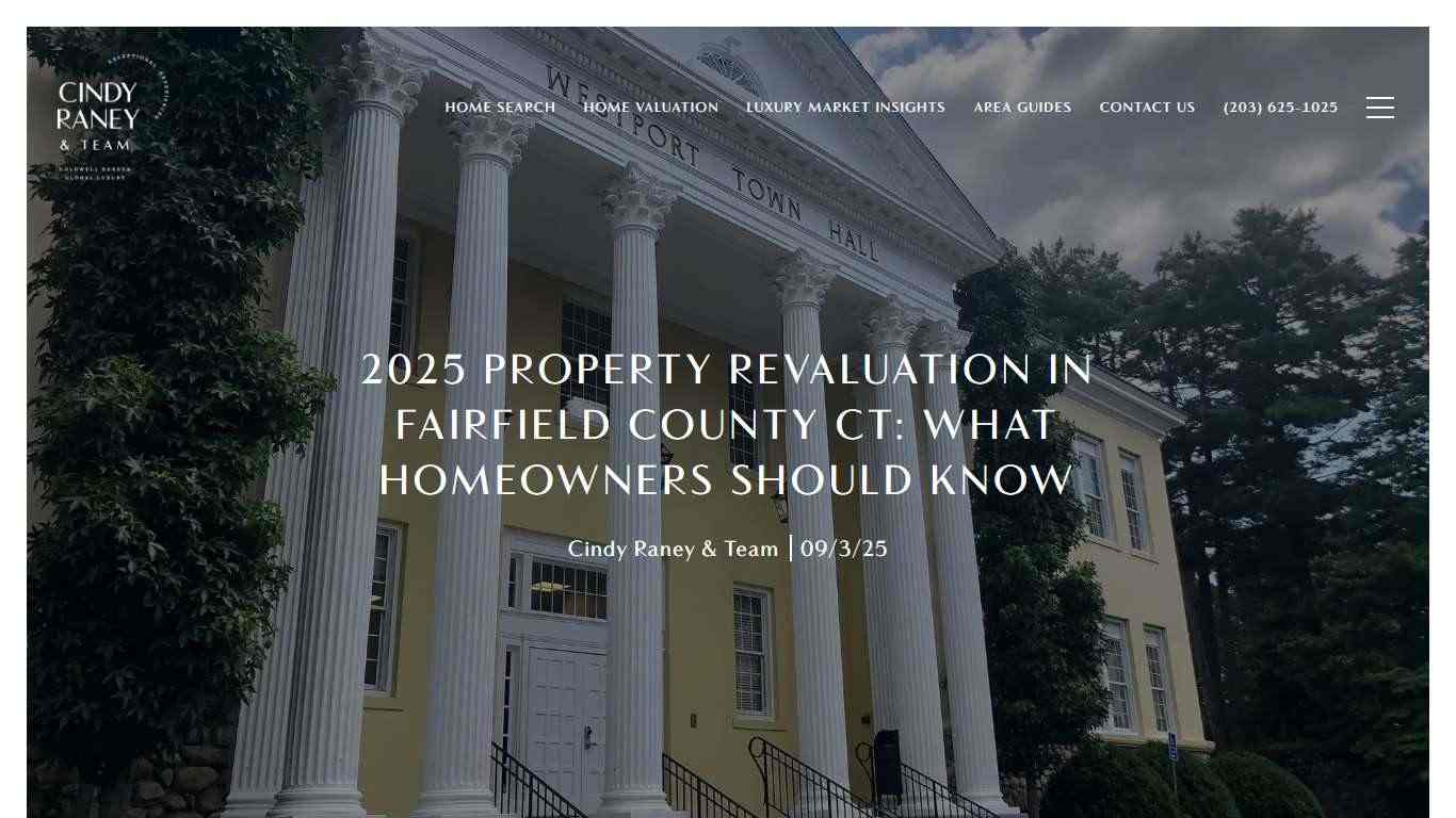 2025 Property Revaluation in Fairfield County CT: What Homeowners Should Know